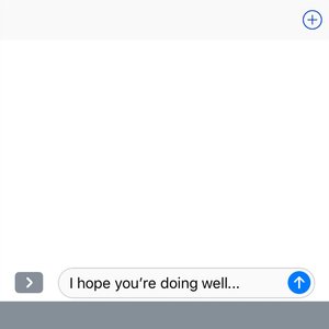 I Hope You're Doing Well