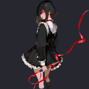 ナイフにリボン