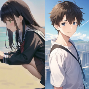 雨上がりの街と、少年の旅行記