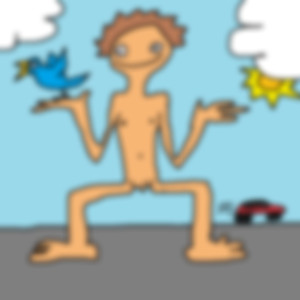 L'homme-Canard volant