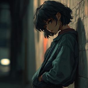 濡れたスニーカー