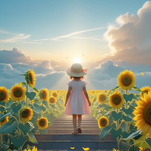 ひまわり色の世界