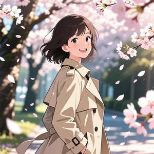 桜の花びらたち