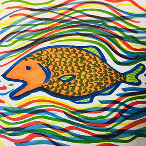 ものすごい雨がふってきた