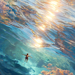 海の水平線