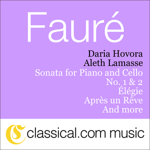 Après un Rêve in C minor, Op. 7 No. 1:Après un Rêve