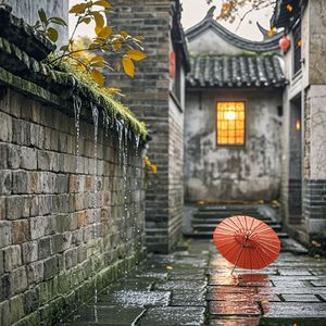 深秋的雨巷_智慧如海军哥