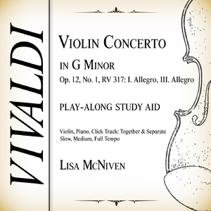Violin Concerto in G Minor, Op. 12 No. 1, RV 317: III. Allegro (50bpm Medium Tempo, Violin)