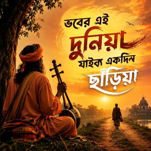 Bhober ei duniya jaiba ekdin chhariya (ভবের এই দুনিয়া যাইবা একদিন ছাড়িয়া)