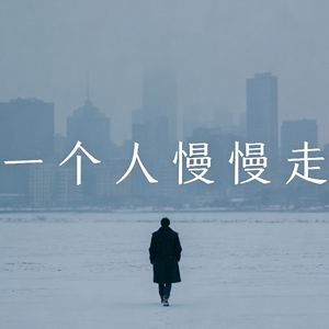 一个人慢慢走