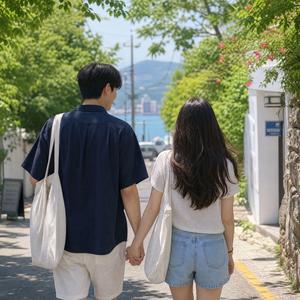 가로등 캔맥주