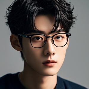 眼镜先生钢牙女孩