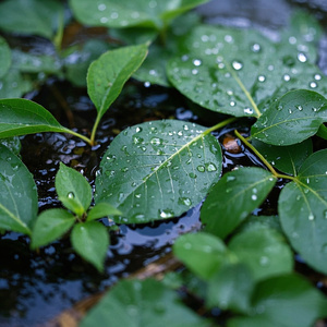 雨上がりの情景