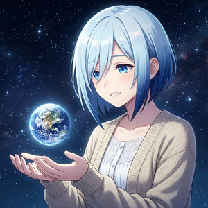 手のひらの上の地球