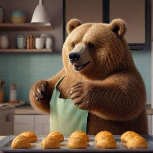 クマさん、ちょっとクマったなぁ〜シュークリーム作りは難しい