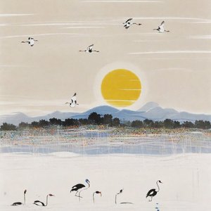 《千里江山一如寄》#百万奖金AI创作大赛+主题一