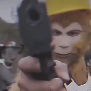 恐龙扛狼 猴哥版