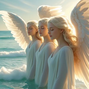 Angels by the Ocean