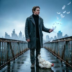 I have a chicken to pluck with you