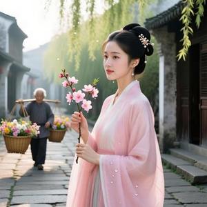 减字木兰花・卖花担上