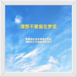 理想不要留在梦里