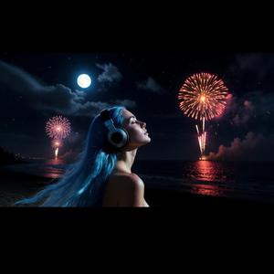 月光煙火 (moon light and fireworks)