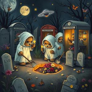 Mother at her child's grave (ENGSPEEDF five)