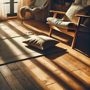 木地板上的午後