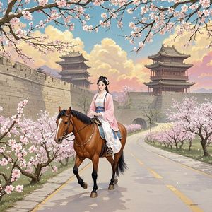 长安杏花辞-燕九儿