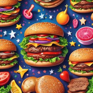 Flipping Burgers by @draxdemonkin