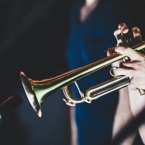 Saxophone Drifting Through Neon Fog