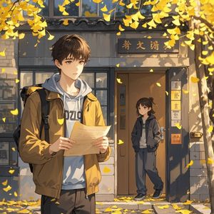 深秋的风与快递单