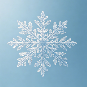 雪落满肩头