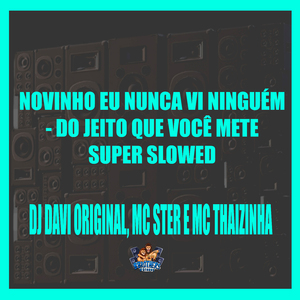Novinho Eu Nunca Vi Ninguém - Do Jeito Que Você Mete Super Slowed