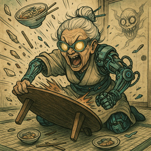 ヒゲたお婆ちゃん