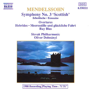 Meeresstille und gluckliche Fahrt (Calm Sea and Prosperous Voyage), Op. 27, MWV P5:Overture