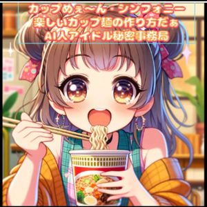 カップめぇ～ん・シンフォニー楽しいカップ麺の作り方だぁ