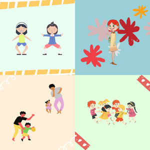 抚慰的儿童游戏时间回忆