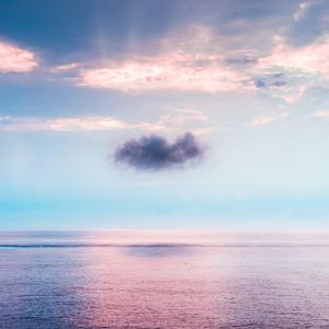 在海里自由泳