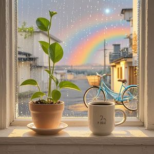 雨后的拥抱