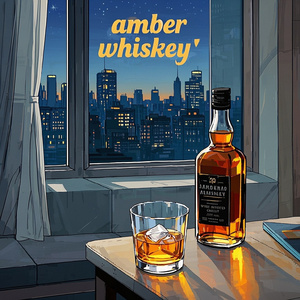 amber whiskey