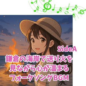 潮風に揺れる麦わら帽子