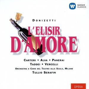 L'elisir d'amore, Act 2:Aria ed Finale. "Alto! Fronte! Che vedo? Al mio rivale" (Belcore, Adina, Dulcamara, Giannetta, Nemorino, Coro)