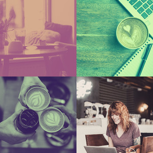 诗意的休闲咖啡店节奏