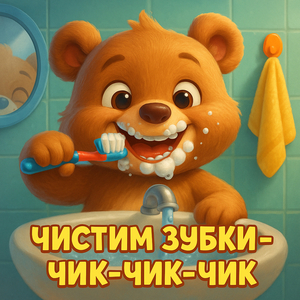 Чистим зубки — чик-чик-чик