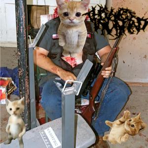 My cat chewing on my decomposing body