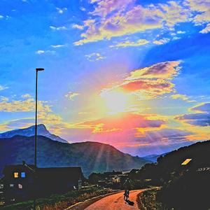 Baklengs på ein sykkel