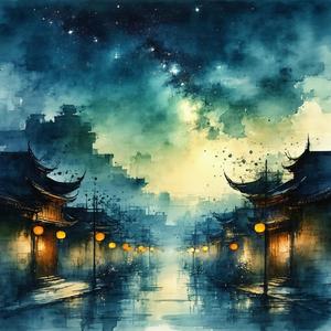 夜招周协律兼答所赠