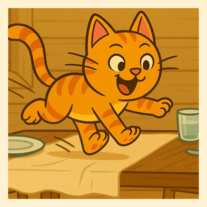 Le chat qui fait n’importe quoi !