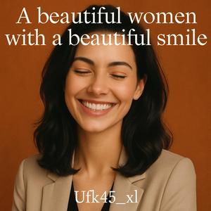A beautiful women with a beautiful smile